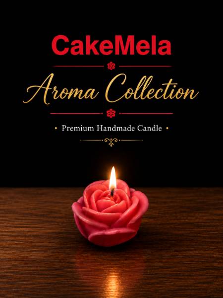 Rose Bloom Candle in Ranchi