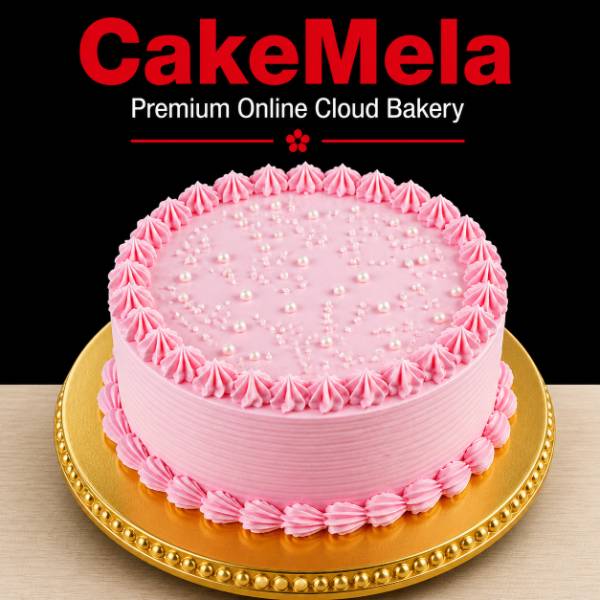 Premium Strawberry Cream Cake in Ranchi