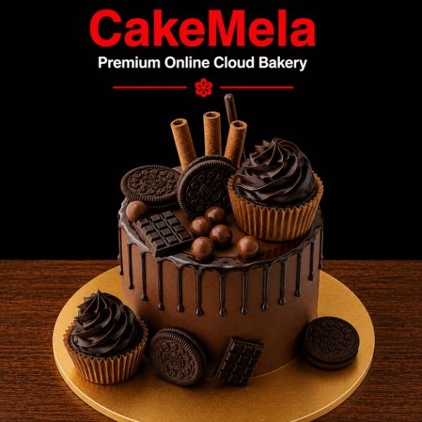 2 Pound Midnight Chocolate Truffle Cake in Ranchi