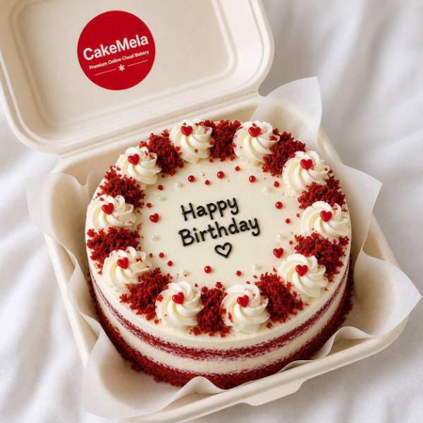 Birthday Red Velvet Bento Cake Bento Cake Ranchi