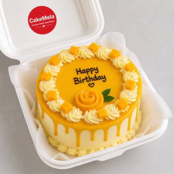 Mango Cream Bento Cake Bento Cake Ranchi