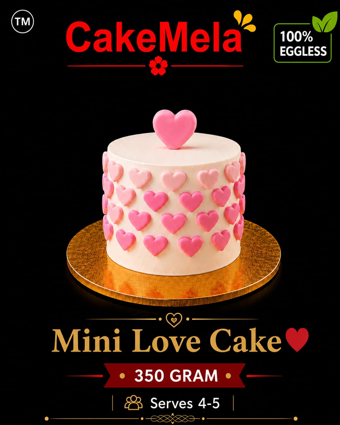 Mini Love Cake in Ranchi