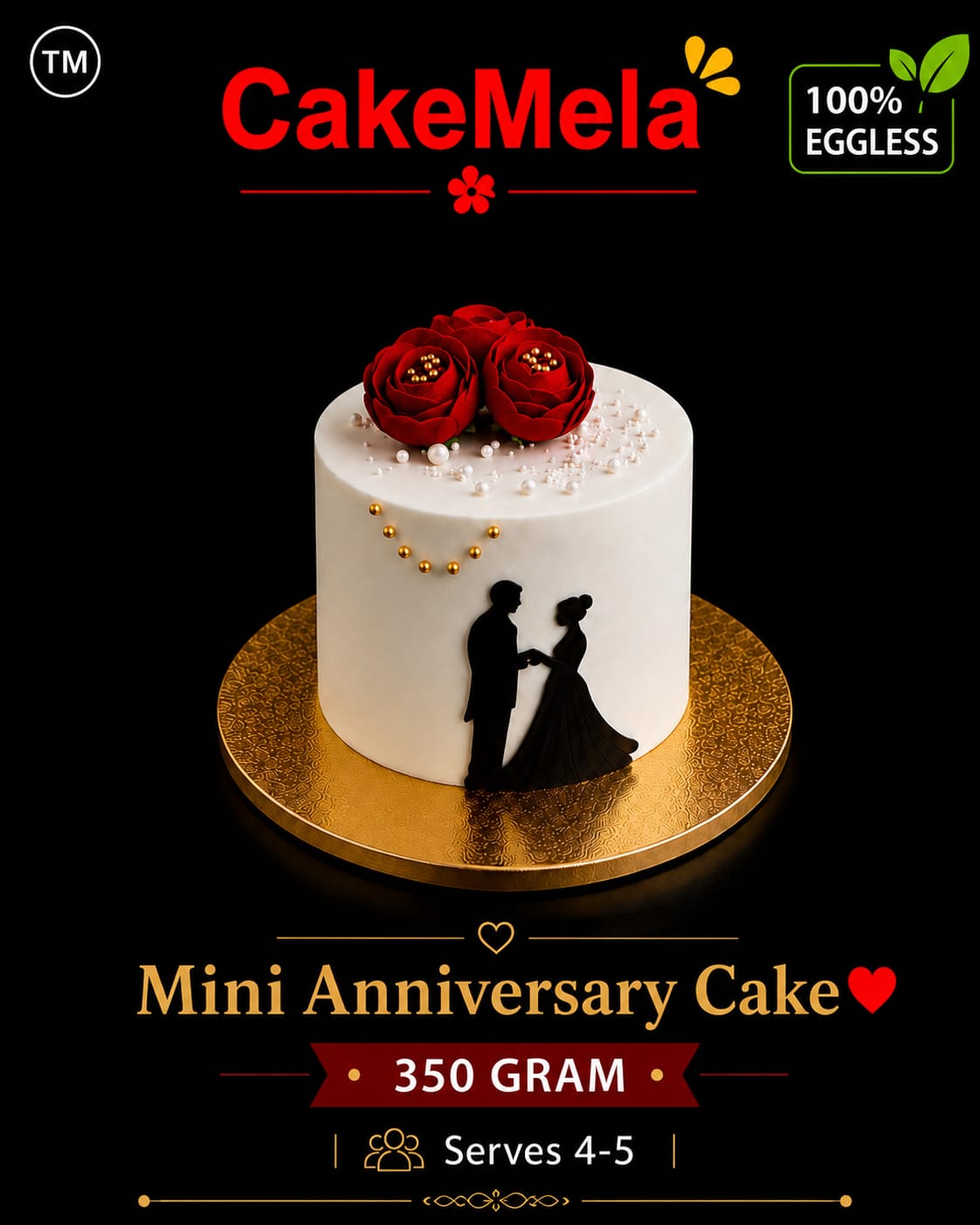 Mini Anniversary Cake in Ranchi