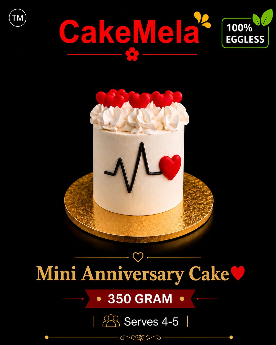 Mini Anniversary Cake in Ranchi